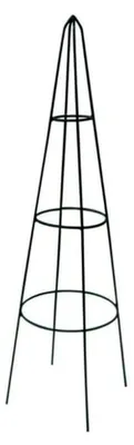 Produktbild von TrendLine Rosenpyramide 120 cm Spalier Metall Obelisk Rankgitter Rankturm