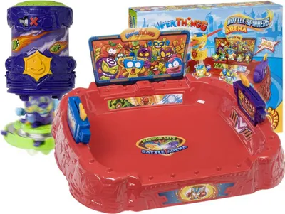 Image de SuperThings - Battle Arena Playset, contient 1 arène, 2 Battle Spinners exclusifs et 2 SuperThings exclusifs (PSTSP112IN70) DISPERSA Tranche d'âge : +4 ans