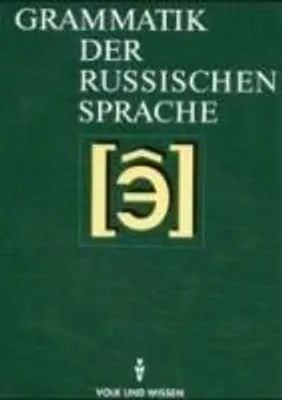 Produktbild von Die Grammatik der russischen Sprache