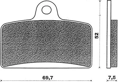 Produktbild von NEWFRen Disc Bremsblock FD0380 SENDA V.