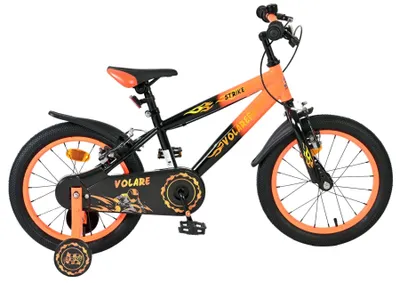 Productafbeelding van Volare Strike Kinderfiets - Jongens - 16 inch - Oranje - Twee Handremmen