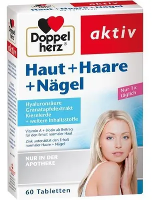 Immagine prodotto di DOPPELHERZ Pelle+Capelli+Unghie Compresse
