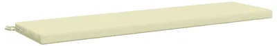 Produktbild von vidaXL Bankkissen SOEST 100 % Polyester Creme 150 x 40 x 5 cm