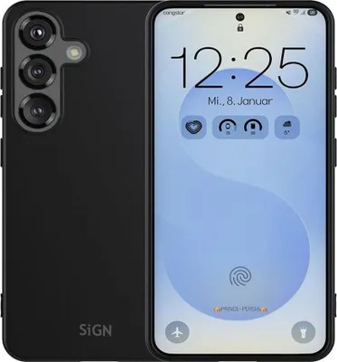 Immagine prodotto di Custodia in silicone liquido SiGN per Samsung Galaxy S25 - Nero