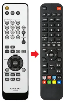 Produktbild von Fernbedienung geeignet für ONKYO RC875S | TX-8020B | TX-8020S