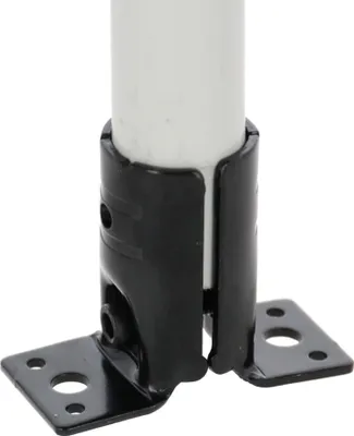 Produktbild von Vertikaler Verbinder schwarz für 28 mm Rohre