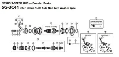 Immagine prodotto di Dado di bloccaggio Shimano per SG-3R35