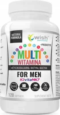 Obrázok produktu pre Multivitamín Senior 120 kapsúl WISH
