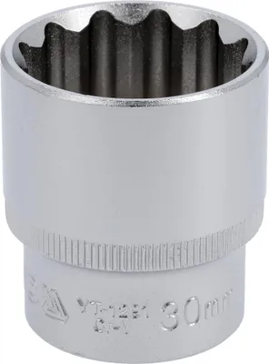 Image de Douille courte à 12 pans, 30 mm, 1/2"