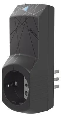 Produktbild von Bticino Smart WiFi-Steckdose S3623GC, Energieüberwachung, Schwarz