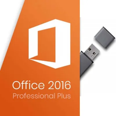Produktbild von Microsoft Office 2016 Professional Plus Lizenz-Key 32/64 Bit 1-PC + USB-Stick Deutsche Vollversion