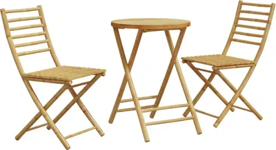 Produktbild von Maison Exclusive - 3-tlg. Bistro-Set Bambus