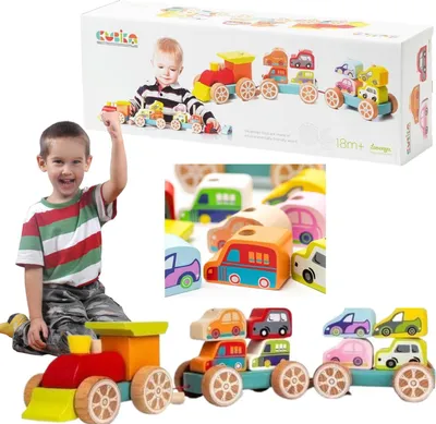 Image de Train avec des petites voitures