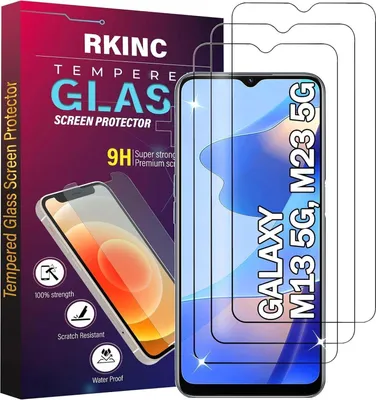 Produktbild von Displayschutzfolie Samsung Galaxy M13 M23 5G Panzerglas 9H 3 Stück