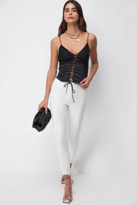 Produktbild von Bluse mit dünnen Trägern, Black, M