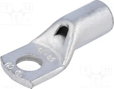 Produktbild von 1x Kabelschuh: Rohrkabelschuh M10 Klemmverbindung 50mm2  verzinnt VA01-0123 PK5010