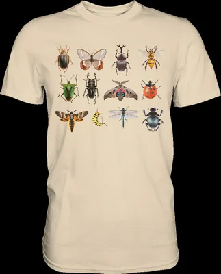 Produktbild von Entomologie Insekten Käfer T-Shirt – Sand / XXL