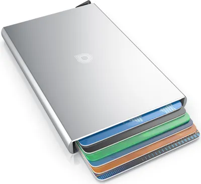 Immagine prodotto di Aplic RFID blocker card case, custodia di protezione in alluminio per 6 carte NFC / RFID shielding blocker, NFC / RFID blocker, card safe, card case
