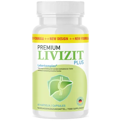 Produktbild von Premium Livizit Plus Kapseln | Für dein natürliches Gleichgewicht | Einfache Einnahme | 60 Kapseln