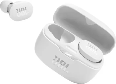 Produktbild von JBL Tune 130NC TWS In Ear Kopfhörer Weiß Bluetooth ANC IPX4 40h Akku