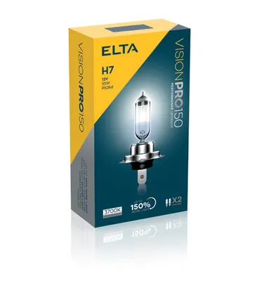 Zdjęcie produktu dla H7 12V 55W Vision PRO +150% BOX 2szt.