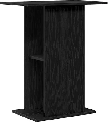 Productafbeelding van Aquariumstandaard 60,5x36x72,5 cm spaanplaat zwart eikenkleurig