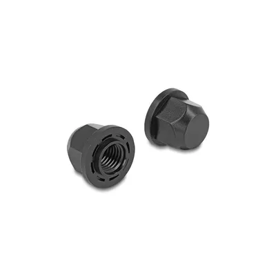 Produktbild von DeLOCK M12 Gewinde-Schutzkappe schwarz 2 Stück, 2 Stück(e), Schwarz, Nylon, Polybag