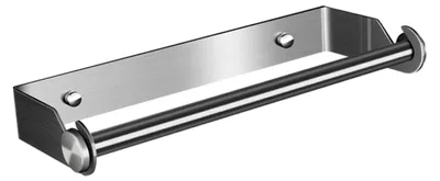 Produktbild von Wandmontierter Handtuch- und Küchenrollenhalter aus Edelstahl für Bad und Küche