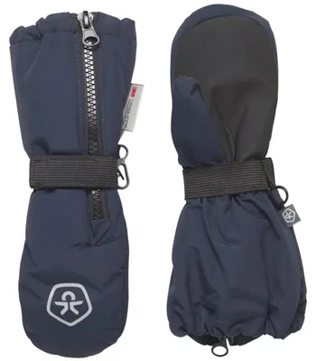 Produktbild von Color Kids Waterproof Zipper Mittens Baby Winter-Fäustlinge Total Eclipse, 74-0813/1241-7850