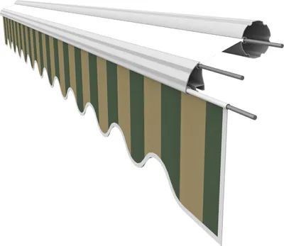 Produktbild von VANA Markisen Volant für 3 m Markisen Markisenstoff Markisentuch Sonnenschutz nur Volant fertig genäht Maß 2,82 x 0,21 m Design SPD026