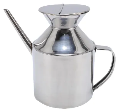 Olivenölspender Edelstahl 800 ml tropffrei präzise