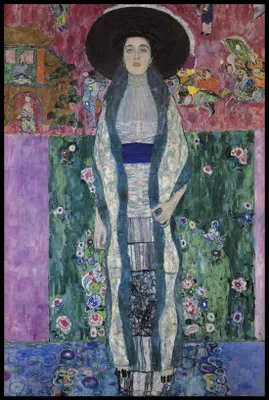 Zdjęcie produktu dla Plakat 61x91,5cm Portret Adele Bloch-Bauer 2, Gustaw Klimt Vintage