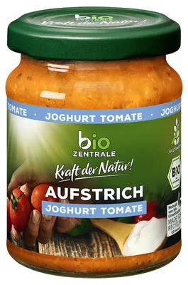 Zdjęcie produktu dla Organiczne smarowidło do chleba jogurt pomidor bazylia