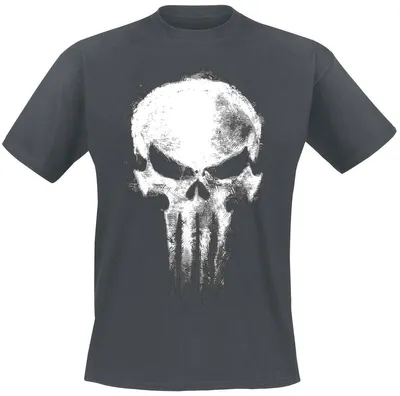 Produktbild von The Punisher T-Shirt Herren Skull grau Disney, Fan-Merch, Filme 100% Baumwolle S