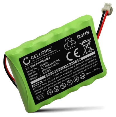 Produktbild von subtel 1x Akku für Haustechnik Kompatibel mit Yale HSA6400, HSA6410, HSA6400 Premium Alarm Control Panel, 60AAAH6BMJ - (800mAh, 7.2V)
