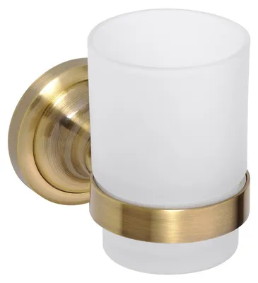 Produktbild von Bemeta Retro Bronze Glas-Zahnbürstenhalter