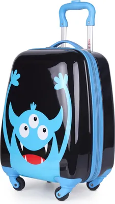 Produktbild von HAUPTSTADTKOFFER For Kids -  Kindergepäck, Kinderkoffer mit Rollen, Trolley für Kinder, Kindertrolley Handgepäck,Schwarz-Blau