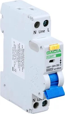 Produktbild von GACIA FI/LS-Schalter Leitungsschutzschalter/Fi-Schalter Kombination 1P 30mA Typ A 10A