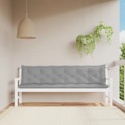 Produktbild von Stabli Möbel Gartenbank-Auflage Grau 200x(50+50)x7 cm Oxford-Gewebe CC4291747