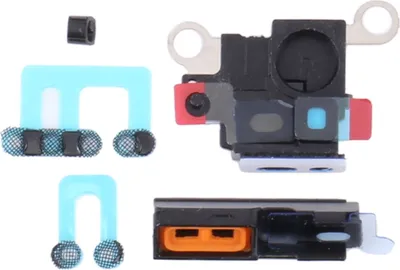 Produktbild von Lautsprecher Schmutzschutz Gitter Pad Set für Apple iPhone 13 Mini Ersatzteil
