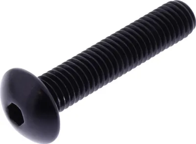 Zdjęcie produktu dla Śruba z łbem walcowym JMP M8x1.25mm 40mm aluminium czarny