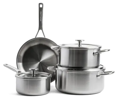 Produktbild von KitchenAid CC004914-001, Gemischtes Set, Edelstahl, Edelstahl, Edelstahl, 20 cm, 24 cm