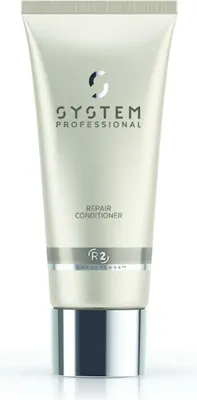 A product shot of a System Professional Repair Conditioner tube.