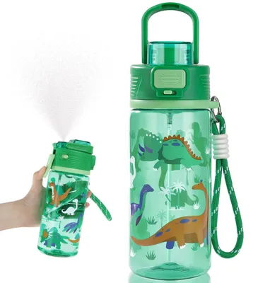 Immagine prodotto di Borraccia, 567 g, design con dinosauri, ideale per la scuola