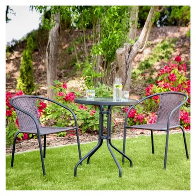 Produktbild von Bistro Beistelltisch, Grau, 60 cm