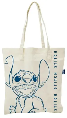 Zdjęcie produktu dla Arditex, torba "Lilo & Stitch", 37x41 cm, kolor beżowy. Dziecięca, jeden rozmiar