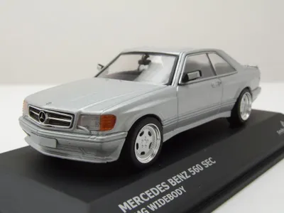 Produktbild von Solido 421437710 Mercedes 560 SEC Widebody 1990 silber 1:43