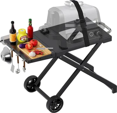 Obrázok produktu pre WELL GRILL Skladací bočný stolík na grilovanie pre sériu Ninja Woodfire OG700