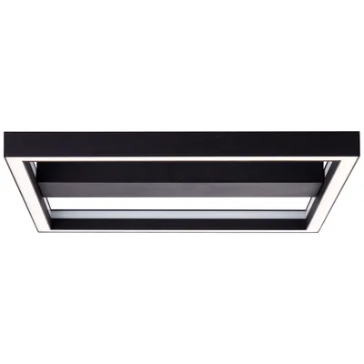 Produktbild von BRILLIANT Icarus LED Wand- und Deckenleuchte 50x50cm RGB mit Fernbedienung schwarz G99313/76