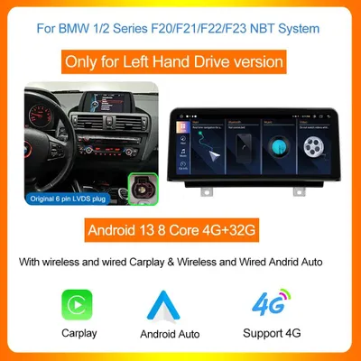 Produktbild von Autoradio-Navigationssystem mit 10,25-Zoll-Display, Android 13, Multimediaspieler mit kabellosem CarPlay und Android Auto